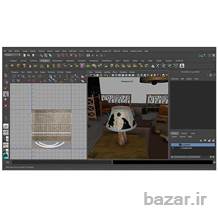 آموزش نکات اعمال بافت نما و وسایل داخلی منزل در نرم افزار Maya 2014