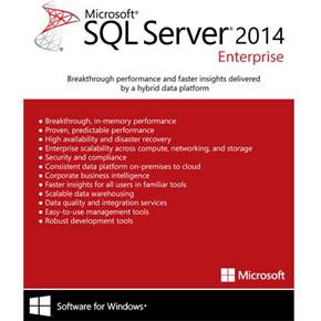 نرم افزار Microsoft SQL Server 2014 Enterprise Edition